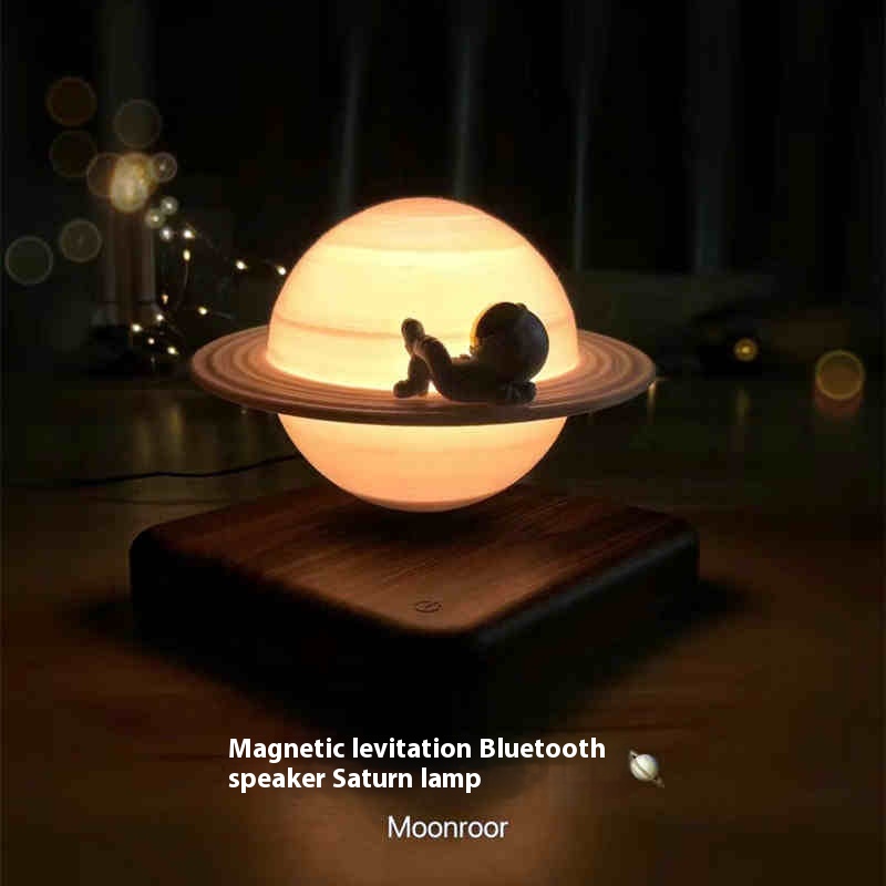 Title 9, Magnetic Levitation Planet Light Bluetooth Speaker