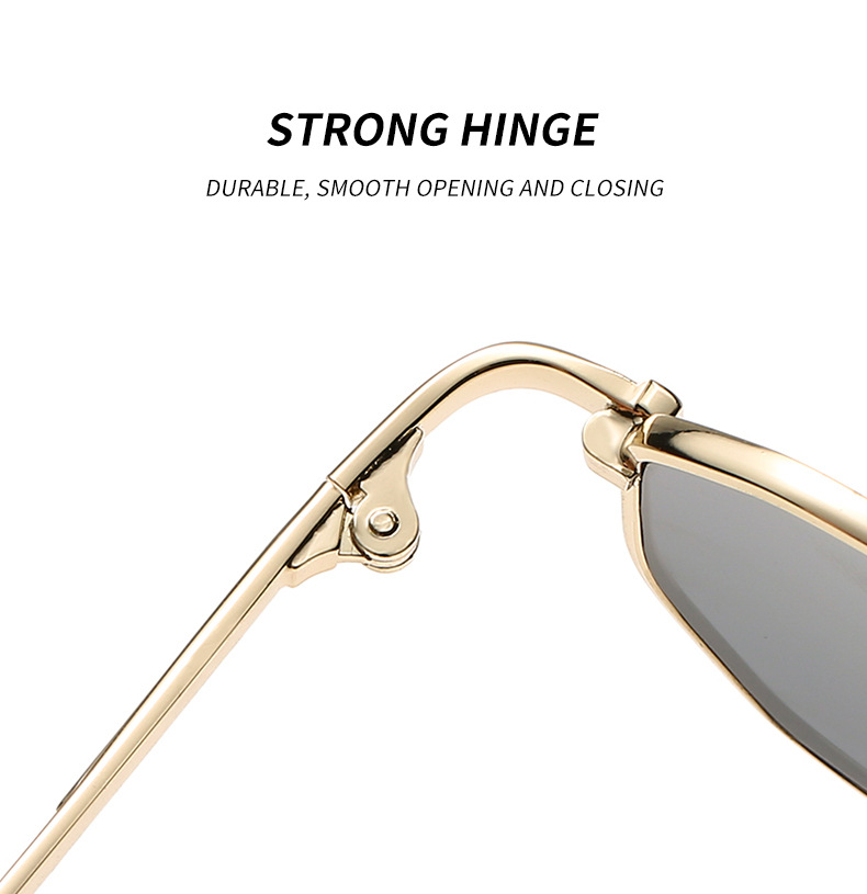 Title 6, Personality Polygon Metal Sun Glasses