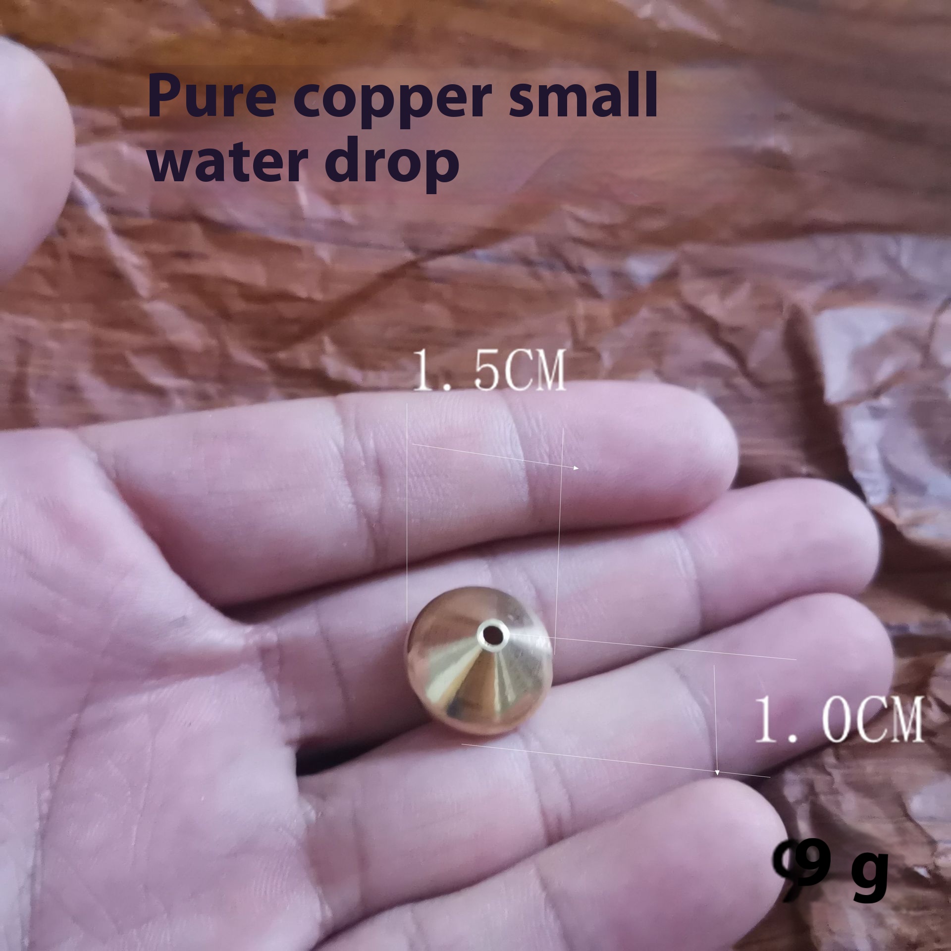 Copper Water Drop Small Size