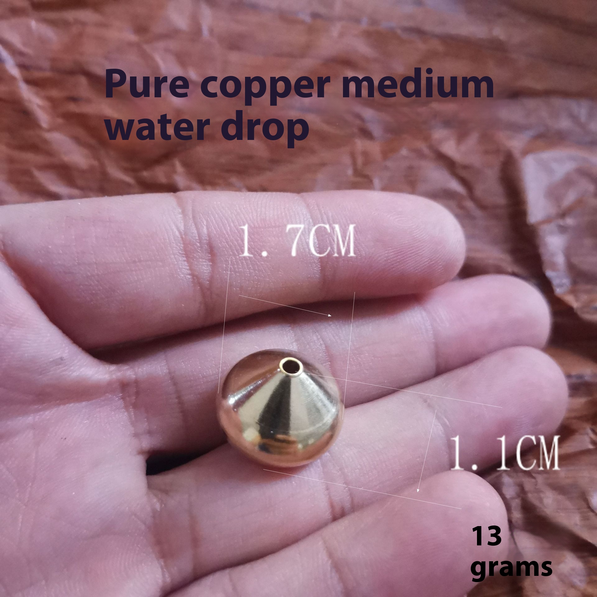 Copper Water Drop Medium