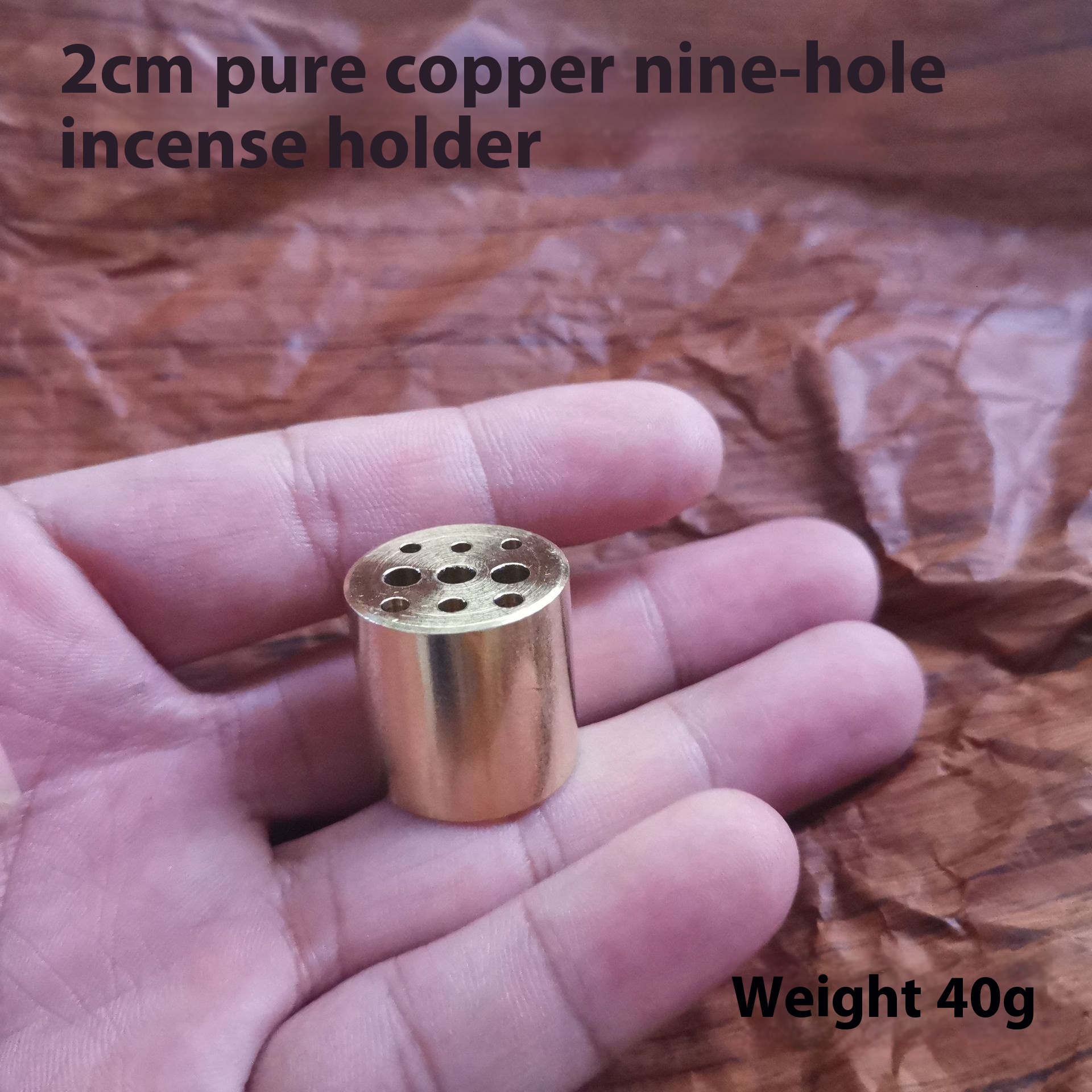 Copper Nine Holes 2CM