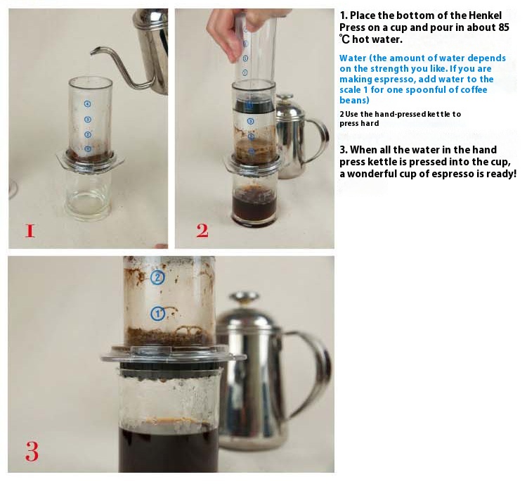 Title 5, Portable Coffee Machine Manual French Press