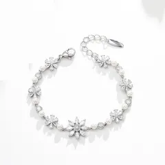 Huayang Colorful Series Sweet And Exquisite Girls' Bracelet Fashion Design Sense - White Plated - View 1