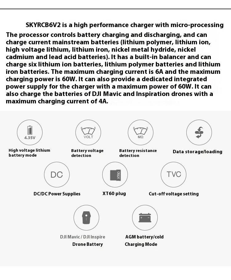 Title 13, Sky Innovation IMAX B6 V2 Kabel adaptera bateri...