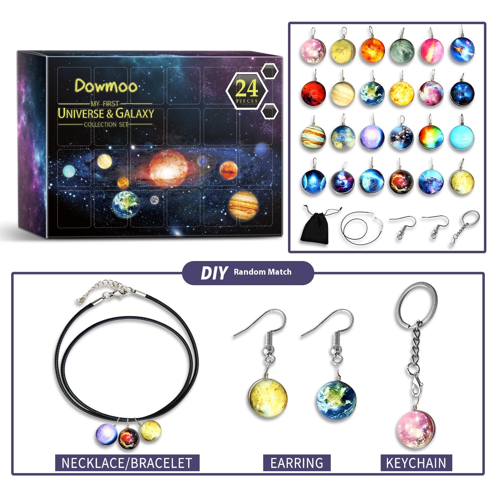 Planet Jewelry Set