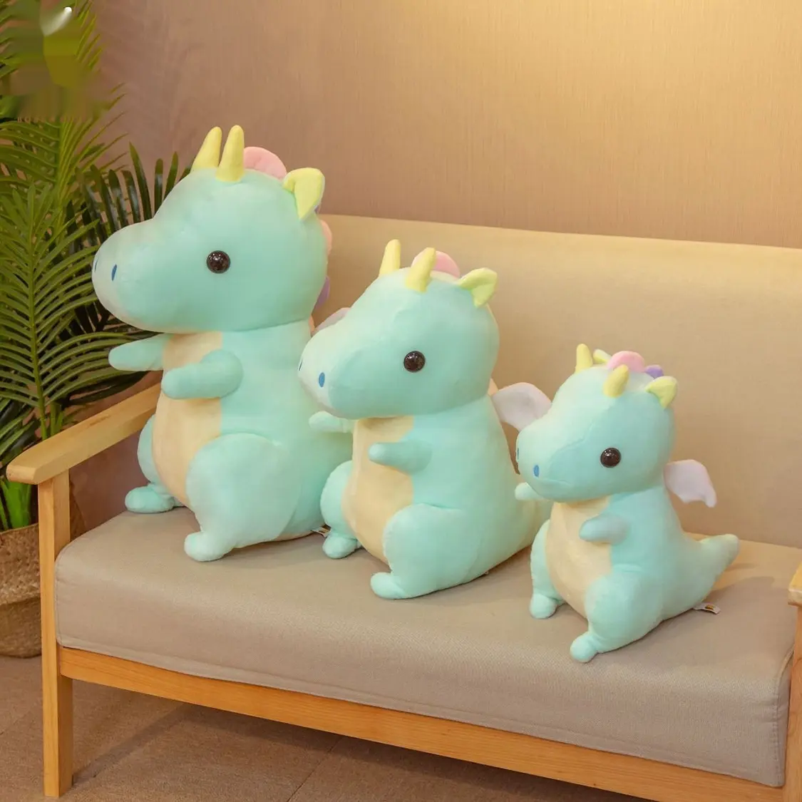Fantasy Girl Series Angel Wings Dinosaur Doll Plush Toy