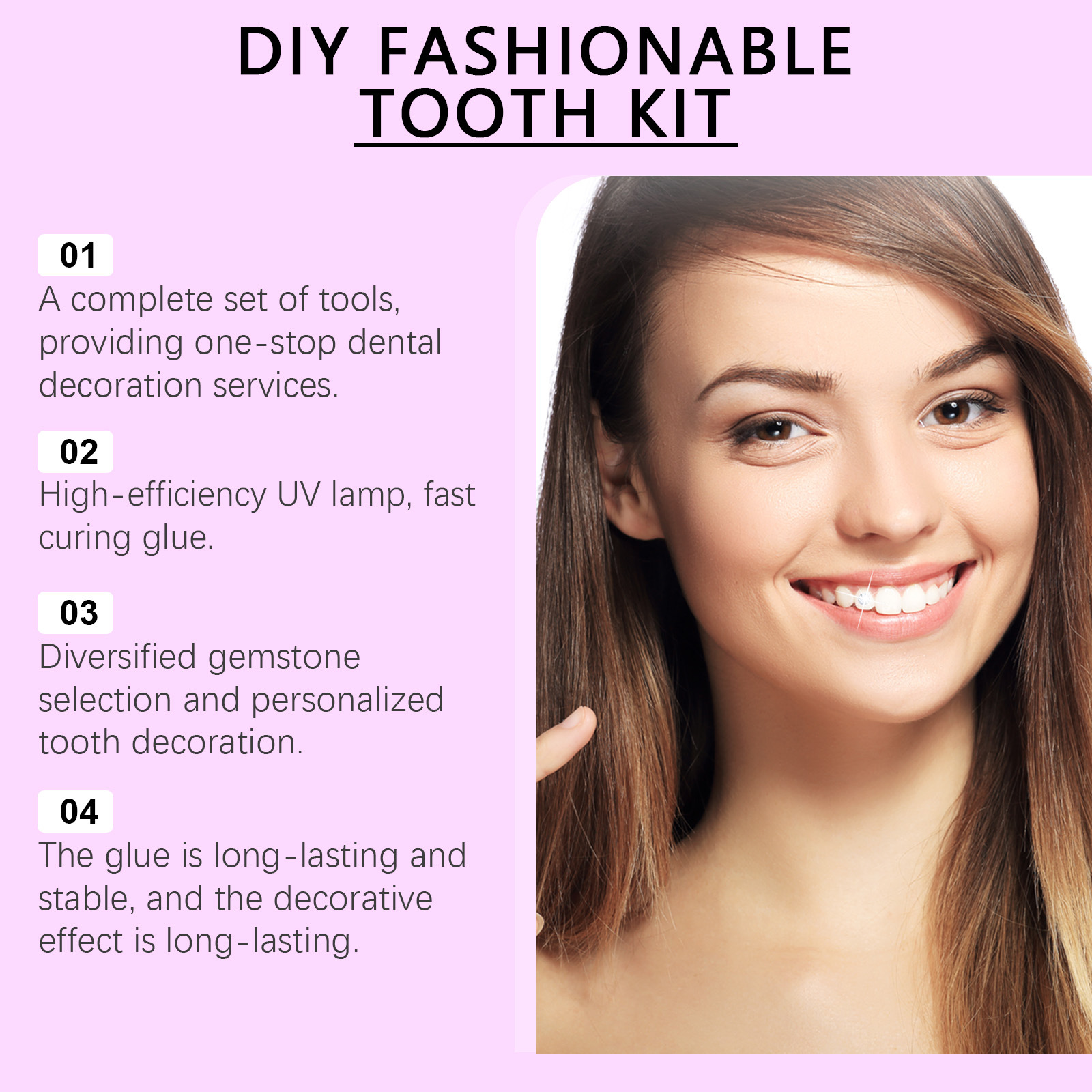 Title 3, Teeth Beauty Suit DIY Fashion Decoration