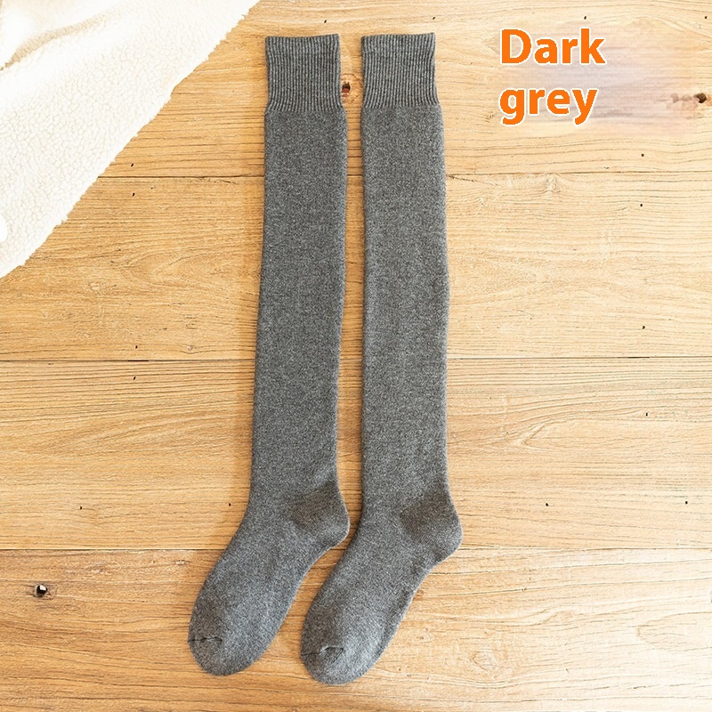 Dark Gray Knee Socks