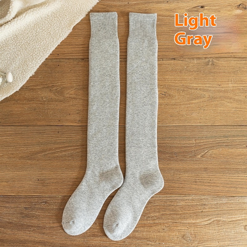 Light Gray Knee Socks