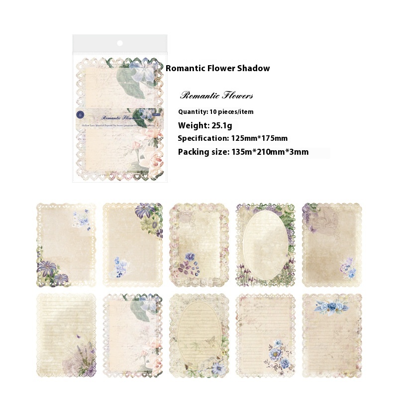 6 Romantic Flower Shadow