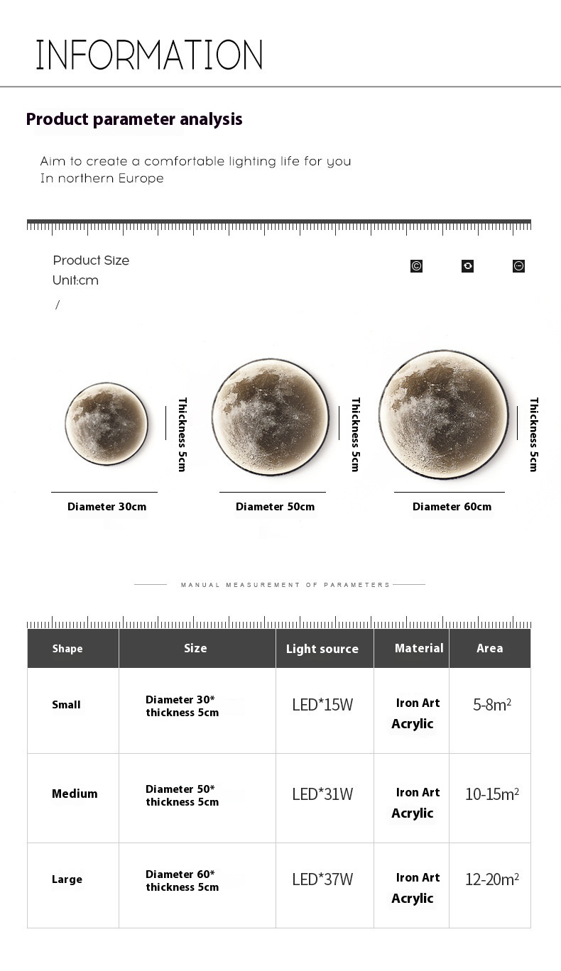 Witchy Moon Light Fixture