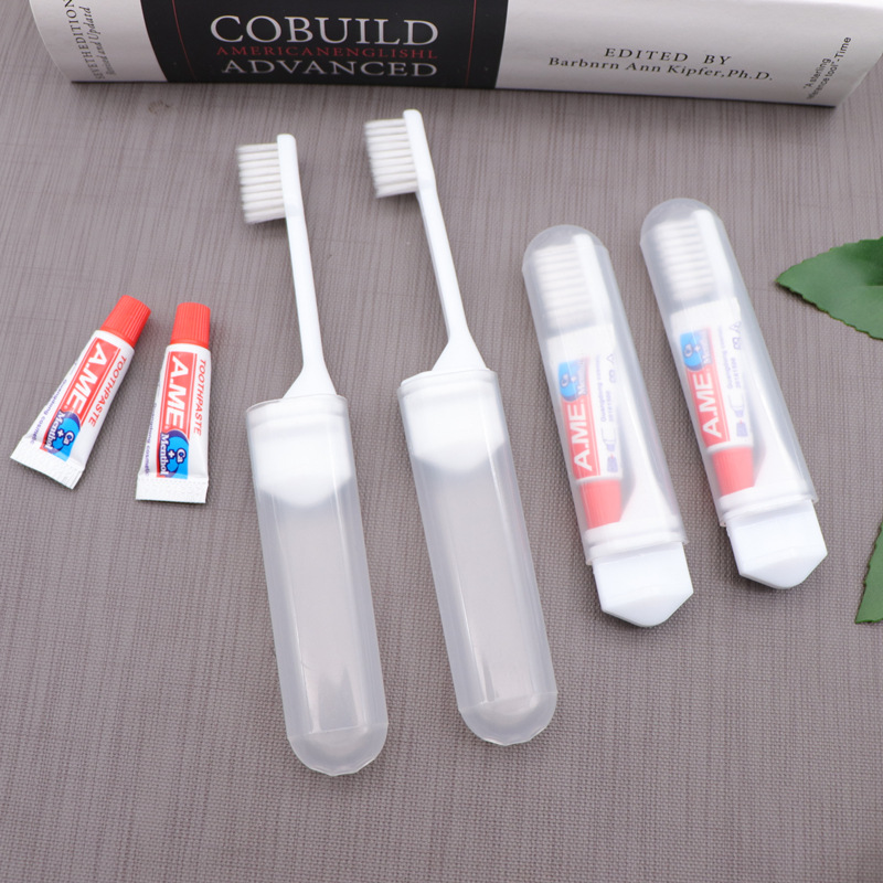 Title 4, Portable Travel Foldable Toothbrush Non-disposable