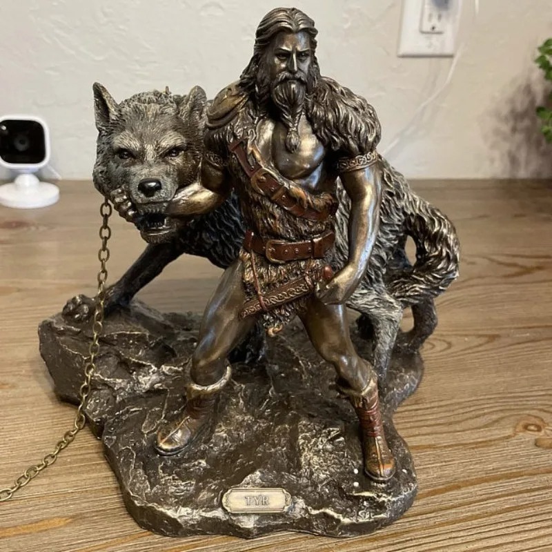 Title 1, Nordic Mythology Norway Statue Resin Decoration...