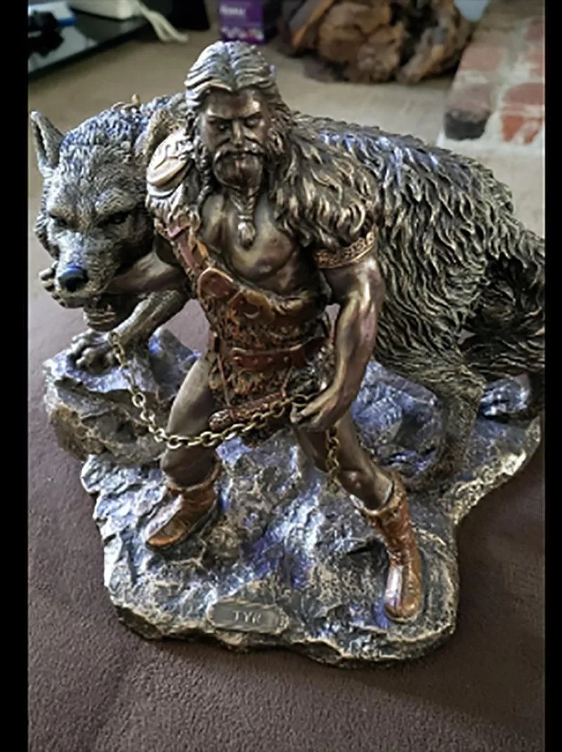 Title 2, Nordic Mythology Norway Statue Resin Decoration...