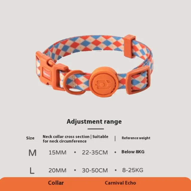 Retro Record Hand Holding Rope Small And Medium sized Dogs Collar Vest Carnival Echo Collar - Shop at LoveMi