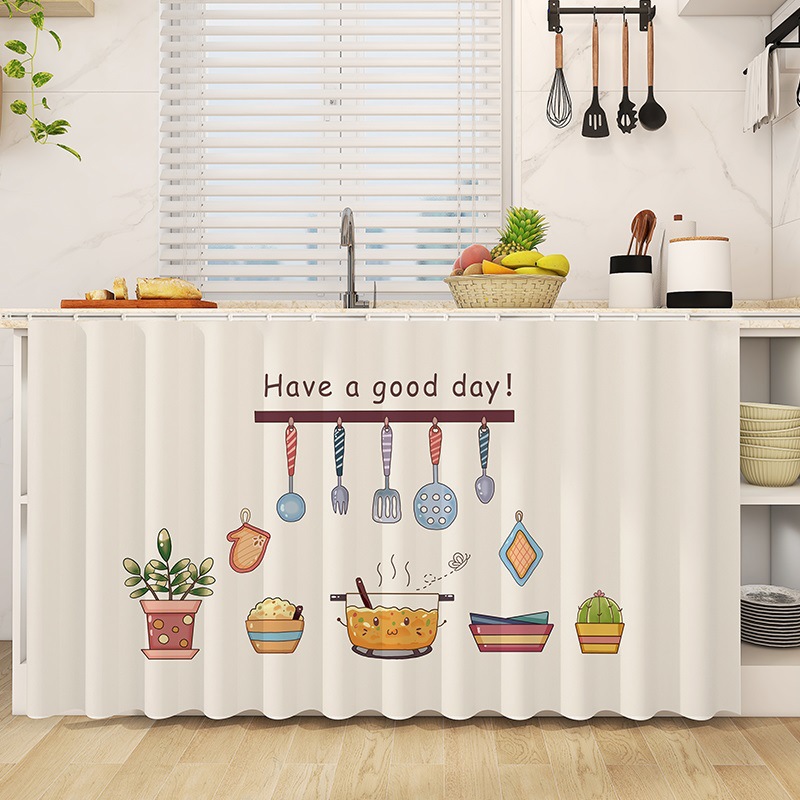 Title 1, Minimally Printed Kitchen Waterproof Sliding Do...