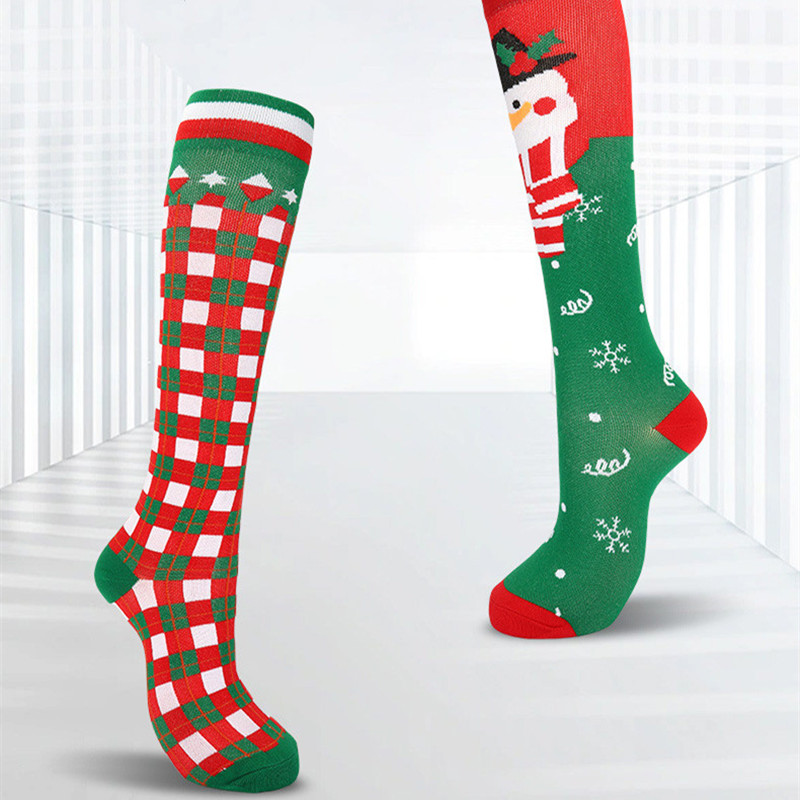 Title 12, Compression Stockings Christmas Sports High Ela...