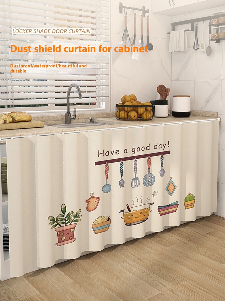 Title 4, Minimally Printed Kitchen Waterproof Sliding Do...