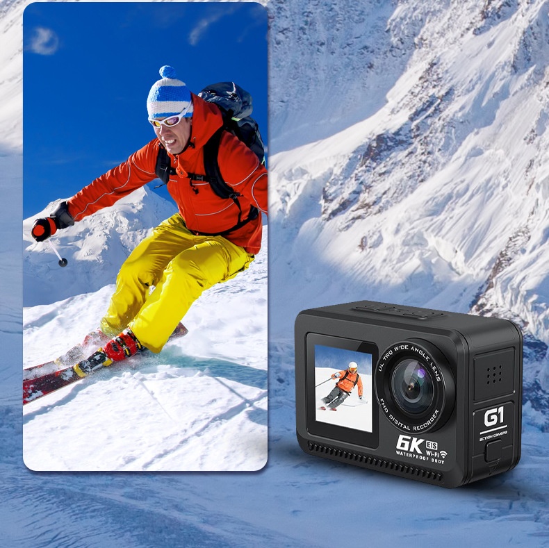 Title 1, 6K Sports Camera Waterproof Outdoor Riding Phot...