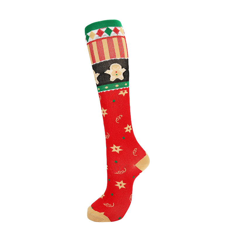 Title 8, Compression Stockings Christmas Sports High Ela...