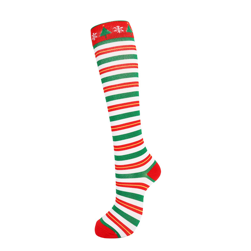 Title 7, Compression Stockings Christmas Sports High Ela...