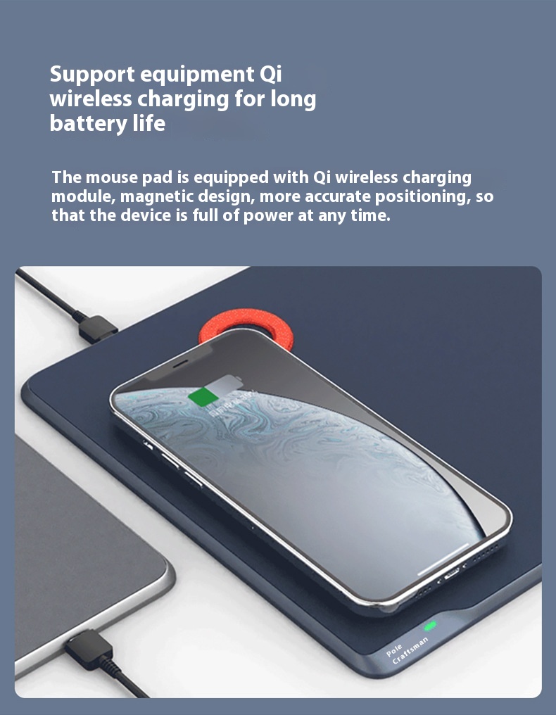 Title 5, Wireless Charging Mouse Pad Mobile Phone Wirele...