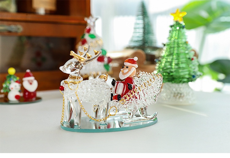 Title 12, New Santa Claus Scene Decoration Car Small Orna...