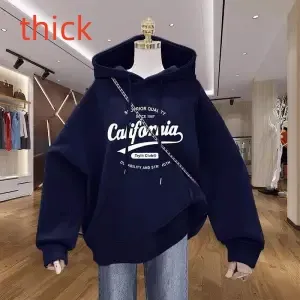 Fleece Navy Blue Design Print Jacket - Navy Blue Thick