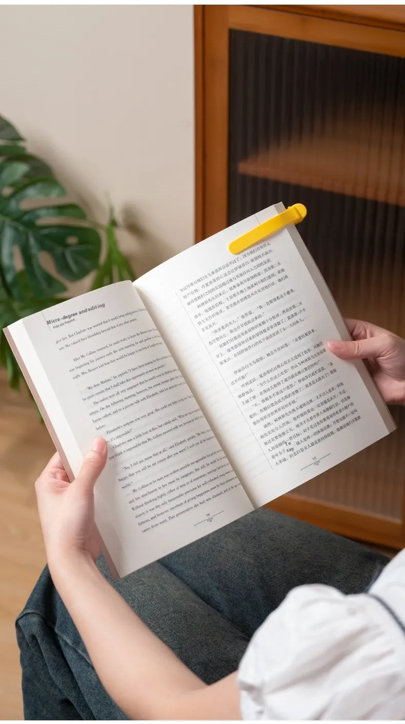 Silicone Page Clip Bookmark