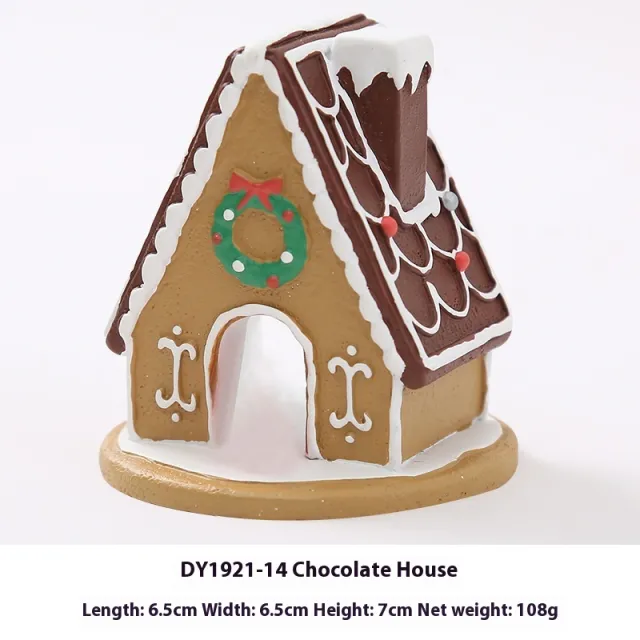 Christmas Small Gift Creative Crafts Desk Christmas House - Shop at LoveMi