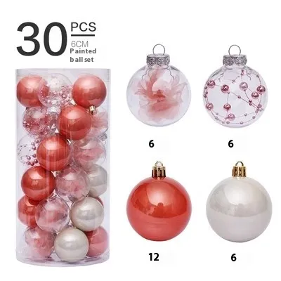 Christmas Decorations 6CM Painted PET Antique Brass - Shop at LoveMi
