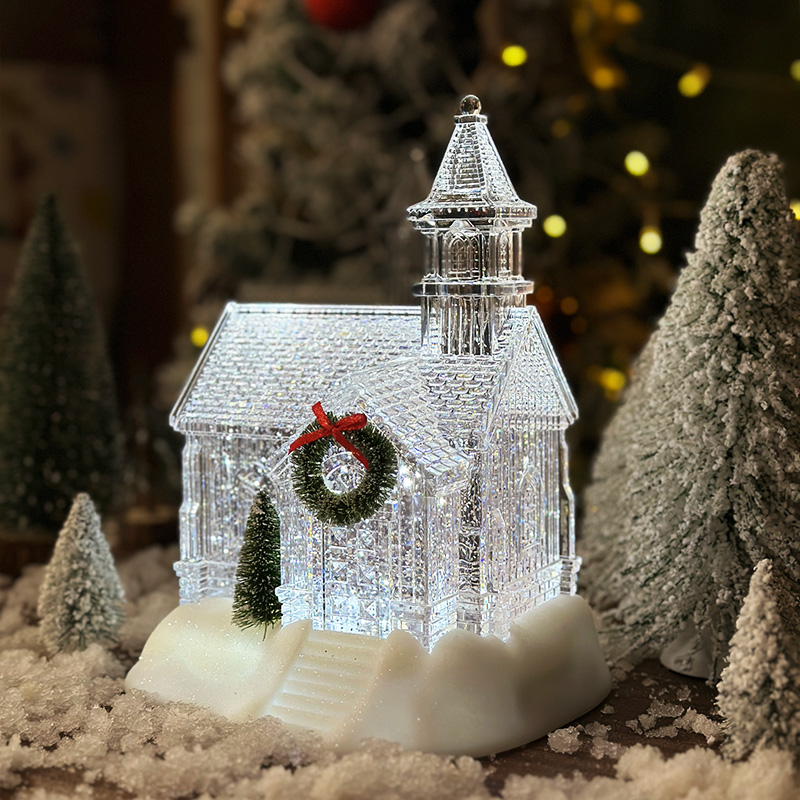 Title 6, Eve Luminous Crystal House Christmas Gift