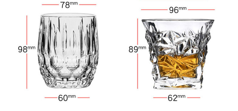 Title 1, Retro Crystal Glass Whisky Tumbler Classical