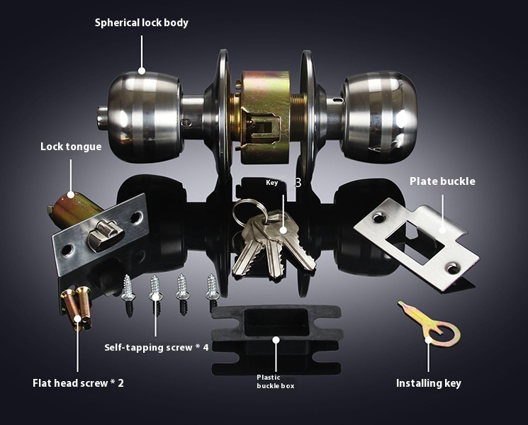 Title 1, Stainless Steel Spherical Door Lock