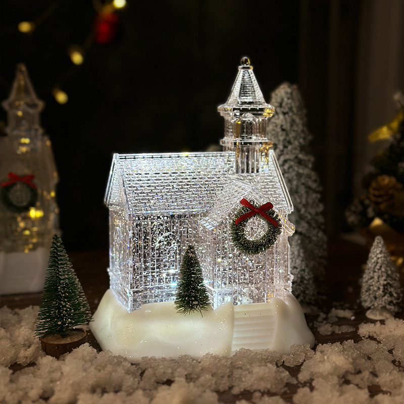 Title 8, Eve Luminous Crystal House Christmas Gift