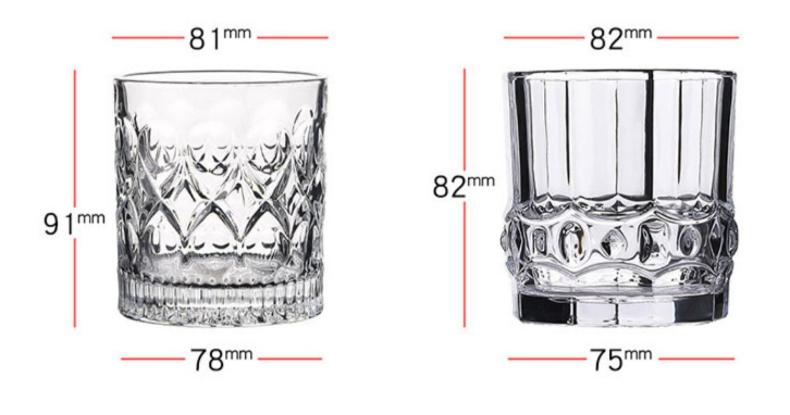 Title 3, Retro Crystal Glass Whisky Tumbler Classical