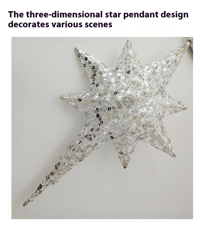 Title 2, Christmas Tree Octagonal Star Ornaments