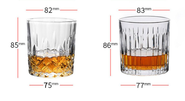 Title 2, Retro Crystal Glass Whisky Tumbler Classical