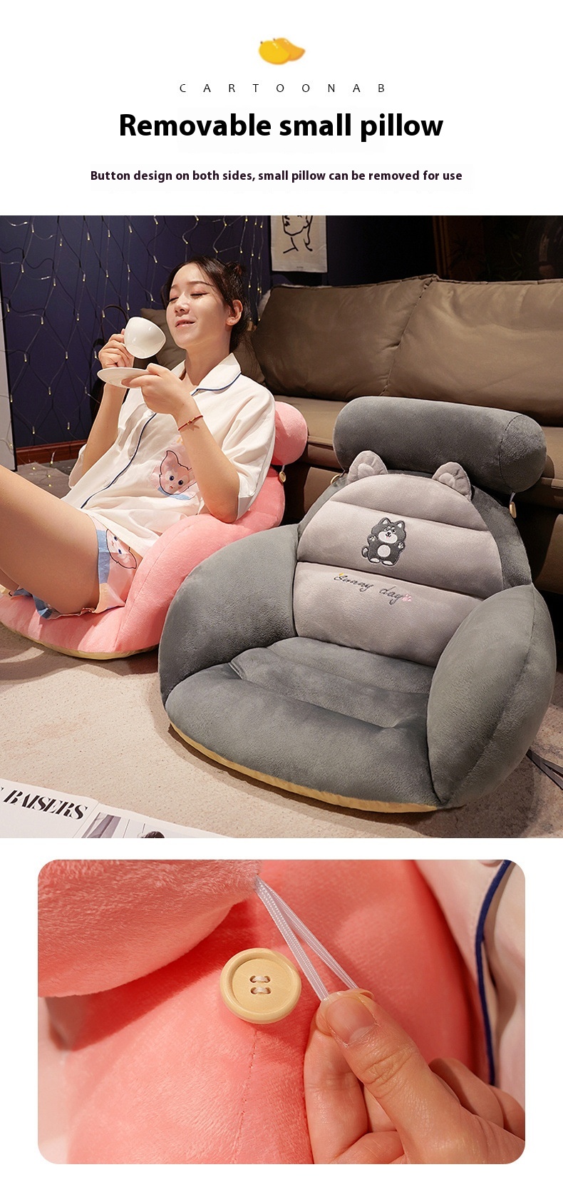 Title 8, Comfortable And Cute Cartoon Semi Surrounded Cu...