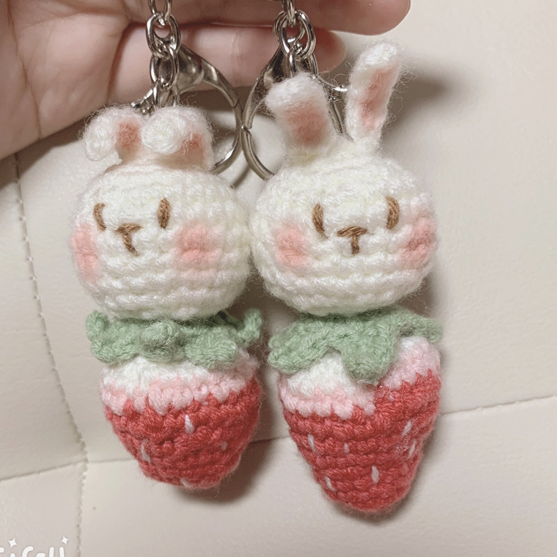 2 Strawberry Rabbits