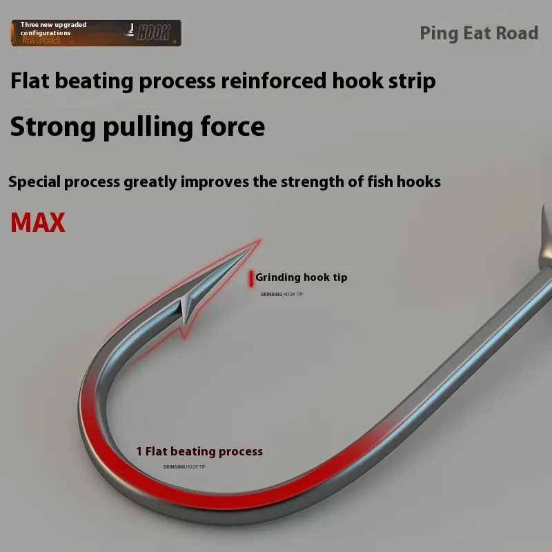 Jig Hook 50 Pieces Filling Fishing Gear Enhanced Version Primary Color 4 Times