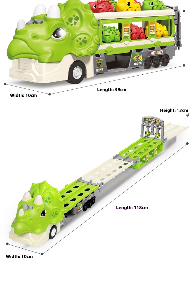 Title 7, Oversized Children Dinosaur Deformation Catapul...