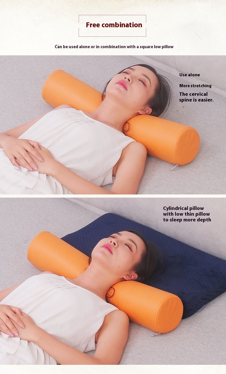 Title 4, Long Pillow Cervical Pillow Cervical Support Ro...