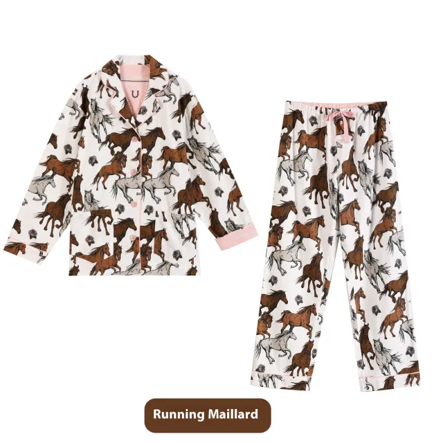 Thickened, Sanded Fabric Long Sleeve Trousers Suit Running Maillard Xs - Shop at LoveMi