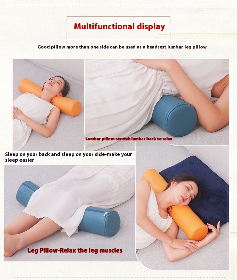 Title 17, Long Pillow Cervical Pillow Cervical Support Ro...