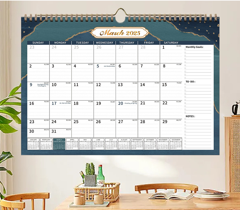 Title 6, English Version Desktop Calendar Wall Style