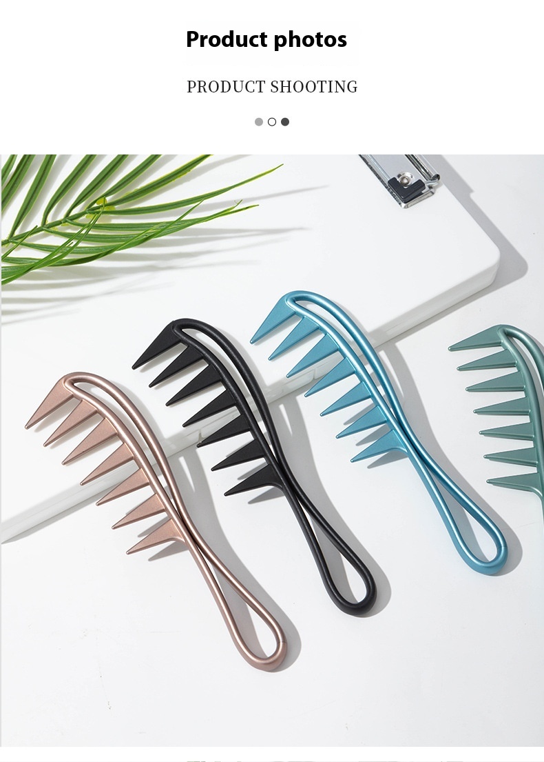 Title 11, Wide-tooth Comb Hair Retro Back Curly Hair Comb...