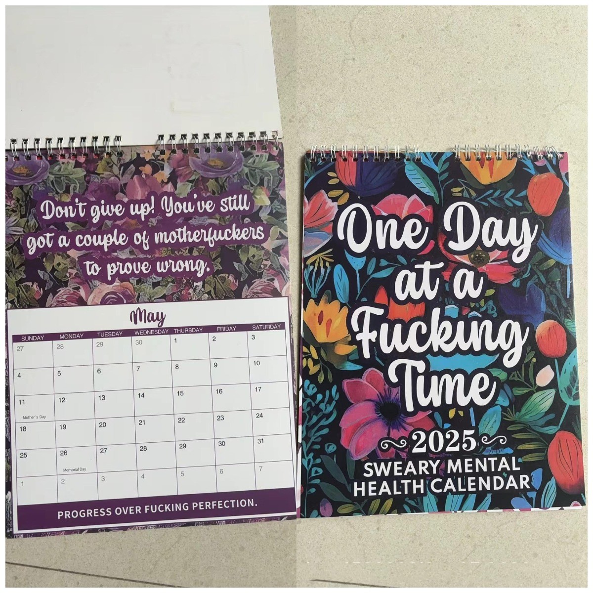 Title 5, Holiday Mental Health Desk Calendar Paper