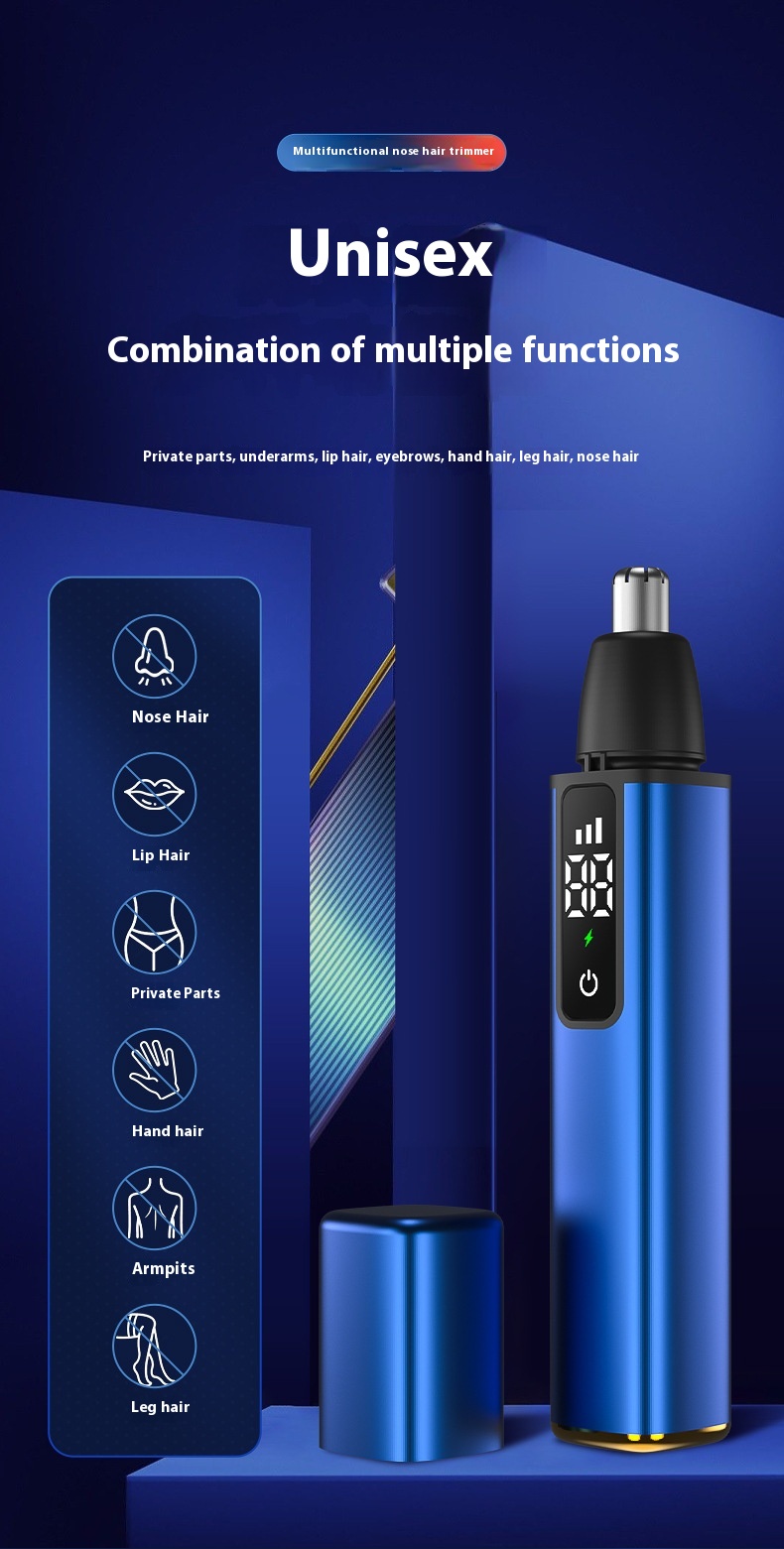 Title 6, Digital Charging Electric Nose Hair Trimmer