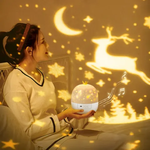 Dream Starry Sky Music Box Birthday Gift Crown Sky